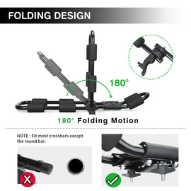 Leader Accessories 2 in 1 Folding Kayak Rack J Bar - 0