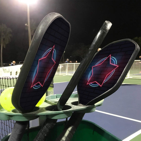 Lightweight Pickleball Paddle Set - NEON