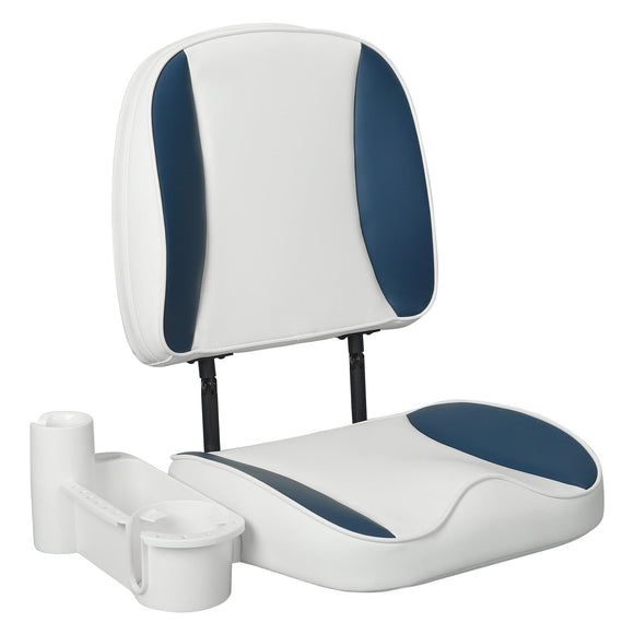 Low Back Folding Fishing Boat Seats with Caddy Organizer (1 seat)