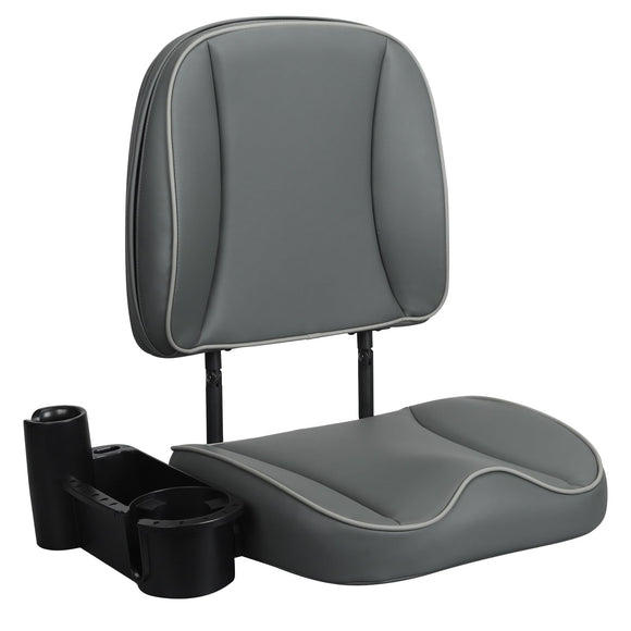 Low Back Folding Fishing Boat Seats with Caddy Organizer (1 seat)