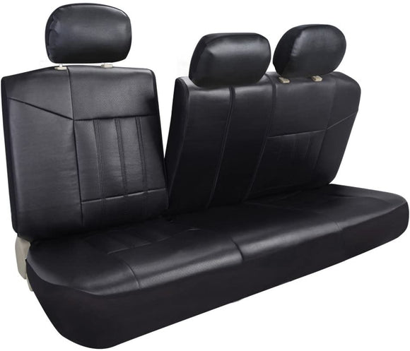 Faux Leather Car Seat Covers Full Set