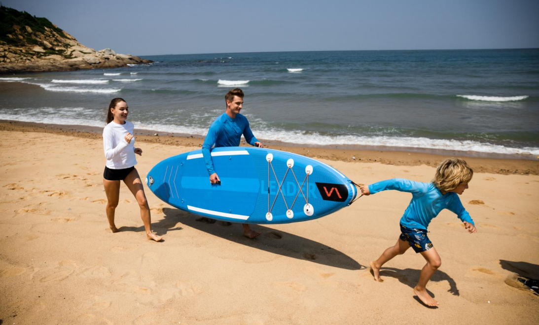 Get Your Summer Started Right with Leader Accessories' Inflatable SUP Board