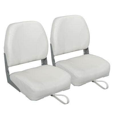 Buy white Low Back Folding Boat Seats ( 2 seats )