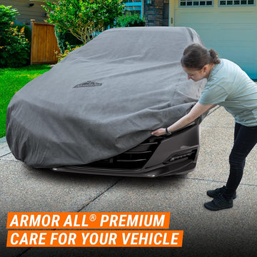 Armor All Heavy Duty Premium Waterproof All-Weather Car Cover For Sedan - 0