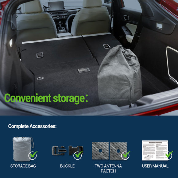 All-Weather Waterproof SUV Cover – 7-Layer Non-Woven Cotton, Full Exterior Protection from Snow, Rain, Sun & Winter Conditions