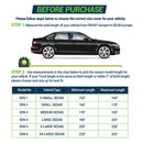 Hyvek All Weather Waterproof Car Cover Breathable and UV Protection with Ventilation Window and Door Zipper-5