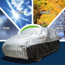 Ultimate Plus SUV Cover – Aluminum with Soft Cotton Fleece Lining, Windproof Tie-Down Straps for Secure Fit-5