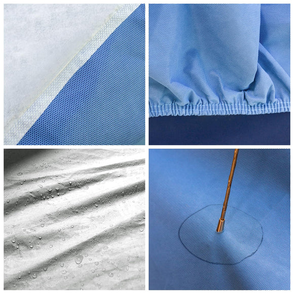 Hyvek All Weather Waterproof SUV Cover Breathable and UV Protection White/Blue