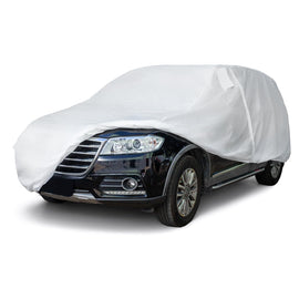 Hyvek All Weather Waterproof SUV Cover Breathable and UV Protection with Ventilation Window and Door Zipper - 0