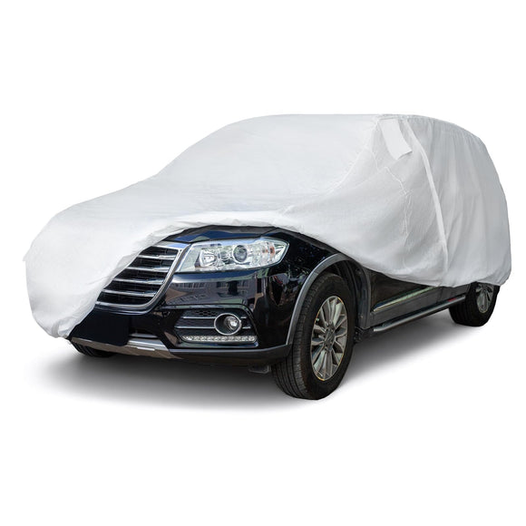 Hyvek All Weather Waterproof SUV Cover Breathable and UV Protection with Ventilation Window and Door Zipper