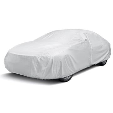 Hyvek All Weather Waterproof Car Cover Breathable and UV Protection with Ventilation Window and Door Zipper