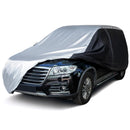 Luxury Carbon Fiber All-Weather SUV Cover – Full Exterior Protection with Zipper Door, UV, Rain, Snow & Wind Resistant for Outdoor Use-1