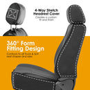 Colton Heavy Duty Truck Seat Covers for Front Seats- Fits Full-Size SUV or Truck-2