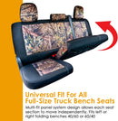 Truck Mossy Oak Camo Bench Seat Cover, Fits Full-Size Pickup Trucks-5