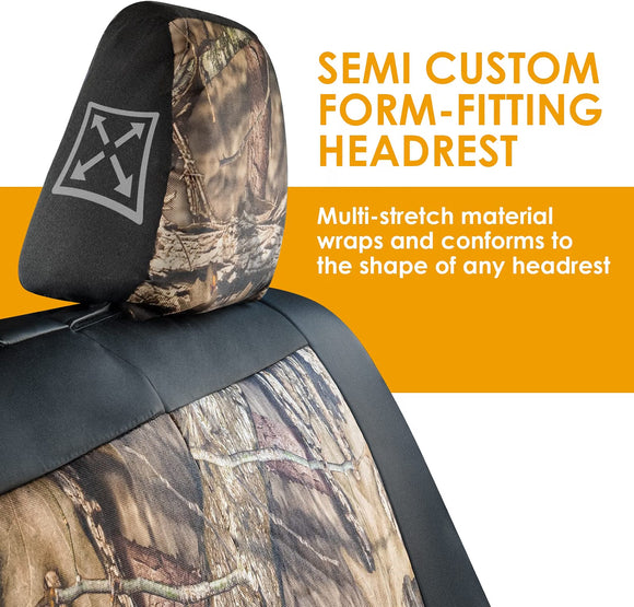 Truck Mossy Oak Camo Bench Seat Cover, Fits Full-Size Pickup Trucks