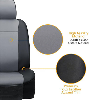 LPI Truck Maverick Heavy Duty Front Seat Covers for Sedans/SUV 2pcs - 0