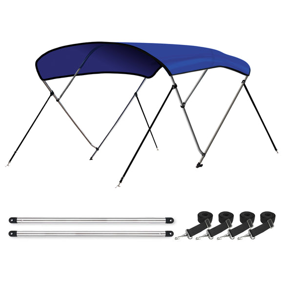 3 Bow Bimini Top PACIFIC BLUE 6 Sizes