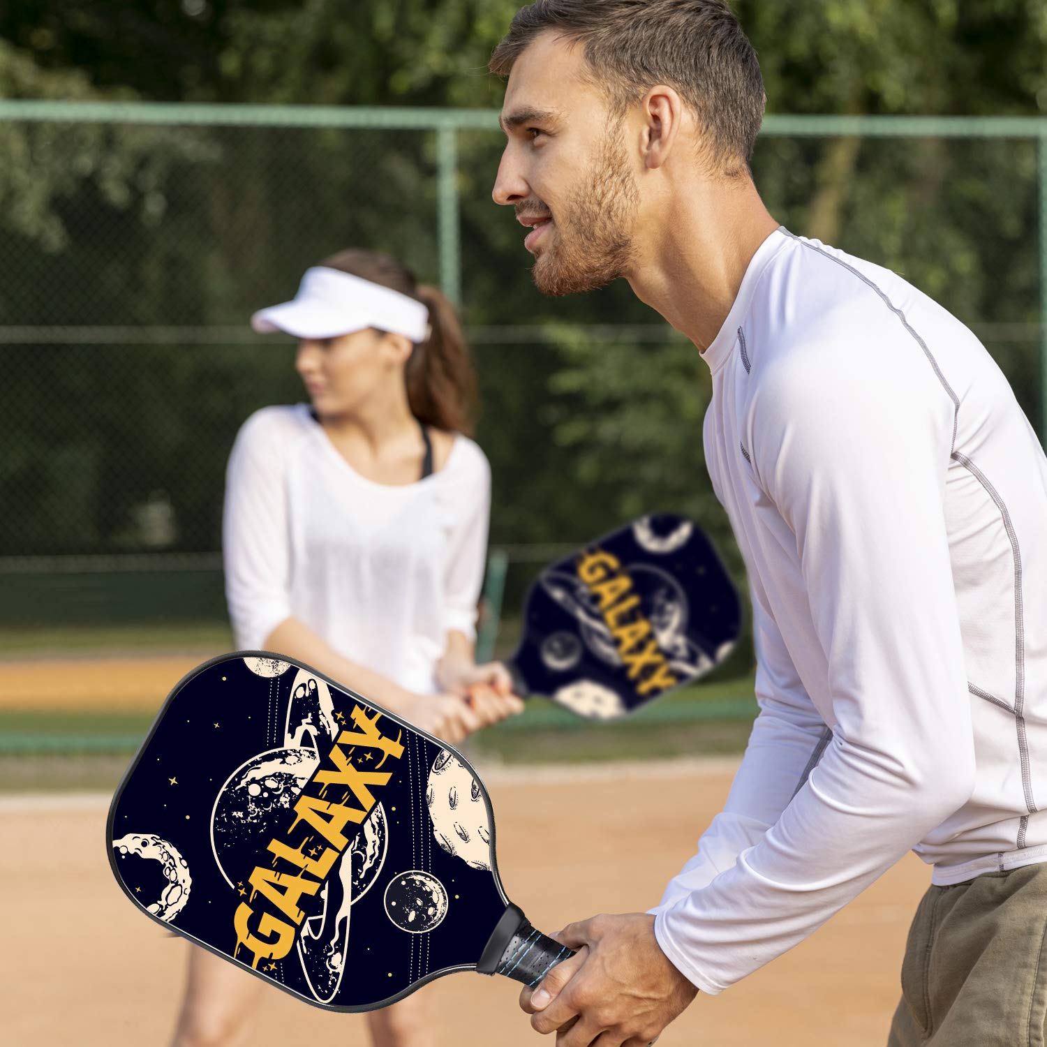 Lightweight Pickleball Paddle Set - Galaxy