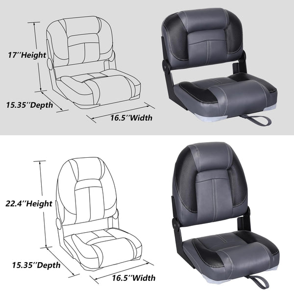 High Back Bass Boat Bench Seat