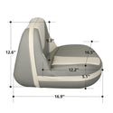 Leader Accessories Pro Casting Boat Seat Lean Pro Fishing High Back Bass Boat Seat Butt Seat
