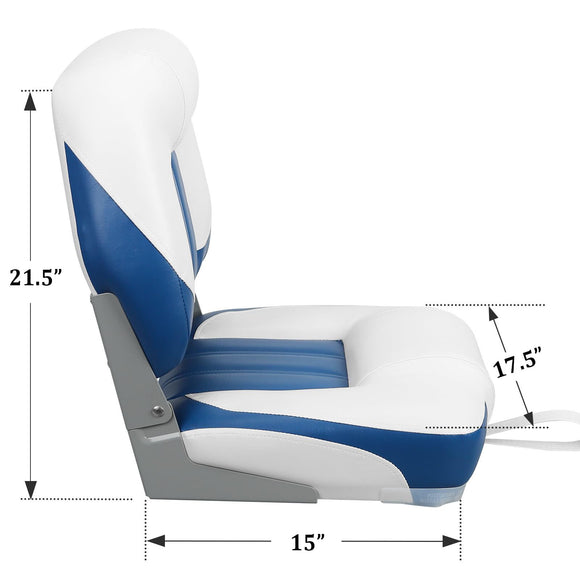 Elite High Back Folding Boat Seat ( 2 seats ）