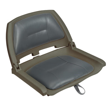 Folding Molded Padded Boat Seat – Comfortable Fishing Seat with Backrest （ 1 seat ）