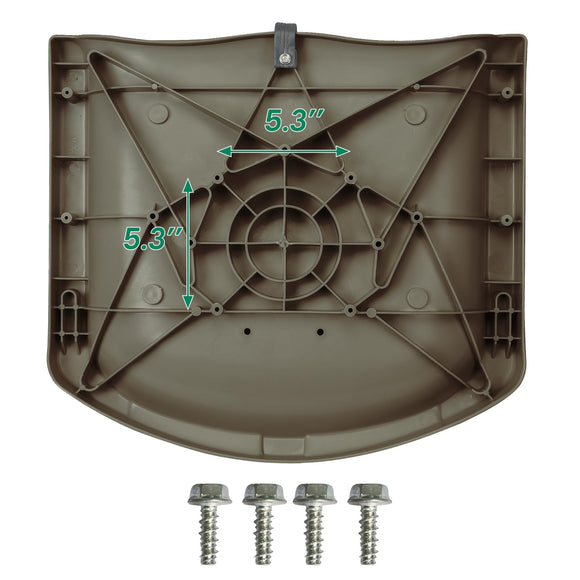 Folding Molded Padded Boat Seat – Comfortable Fishing Seat with Backrest （ 1 seat ）