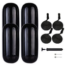 Hole-through-middle Ribbed UV-resistant Boat Fender  (4pcs/set)-1