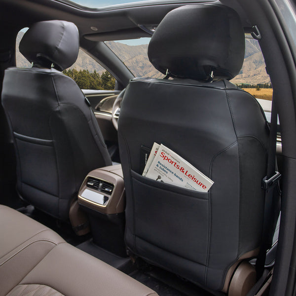 3D Adventure Car Seat Cover,Leather Foam Back Support Seat Protectors, Universal Fit for Most Sedans SUV Truck Vans