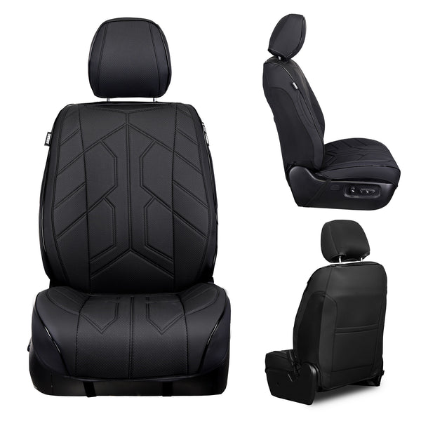 3D Adventure Car Seat Cover,Leather Foam Back Support Seat Protectors, Universal Fit for Most Sedans SUV Truck Vans
