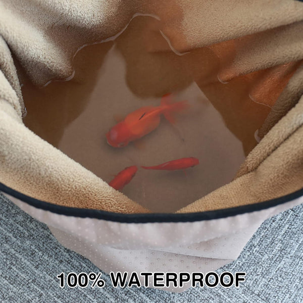 Sweat Towel Waterproof Front Bucket Seat Covers Tan