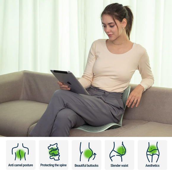 Ergonomic Chair Seat Cushion Back Support for Car Driving, Office Chair