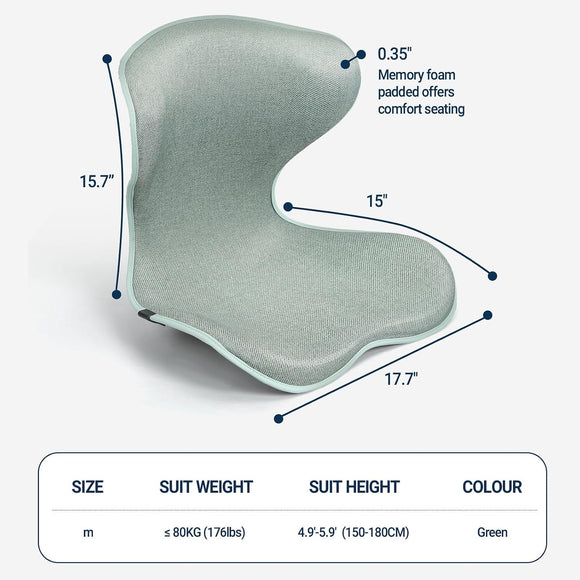 Ergonomic Chair Seat Cushion Back Support for Car Driving, Office Chair