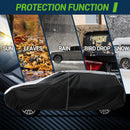 Carbon Fiber Luxury All Weather Protection Hatchback Covers Hatch H2 166"-175"-5