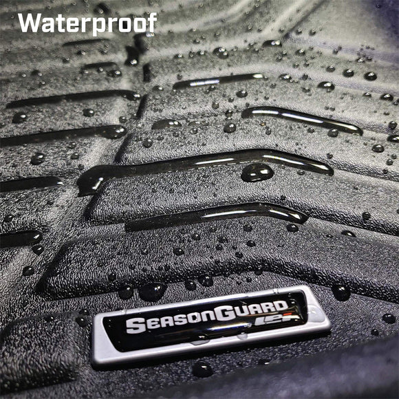 Season Guard Floor Mat Liner, Dodge Ram 1500 Crew Cab 2019-2020 Front and Rear Seat 3pc
