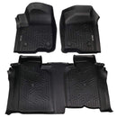 Season Guard Floor Mat Liner, Chevrolet Silverado 1500 Crew Cab 2019-2020 Front and Rear Seat 3pc-1