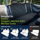 Waterproof Towel Seat Cover, Universal Fit Non-Slip Rear Cover-8