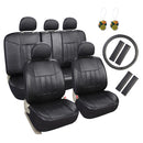 Faux Leather Car Seat Covers Full Set-1