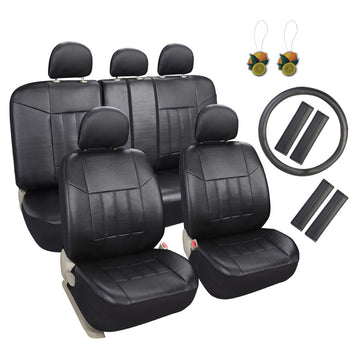 Faux Leather Car Seat Covers Full Set