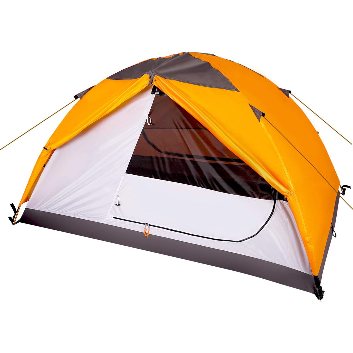 Backpacking Tent 2 Person Orange