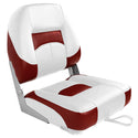 Low Back Fold Down Fishing Boat Seats - Stainless Steel Screws Included