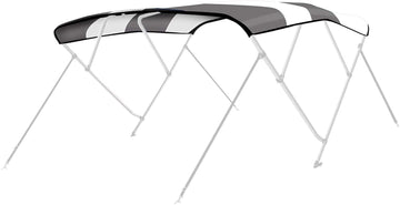 Buy light-grey-white Replacement Canvas Cover for 3 Bow and 4 Bow Bimini Top (Canvas Cover Only Without Frame)
