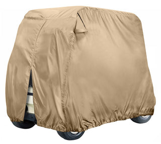 Buy 210d-tan Golf Cart Cover Storage Fit EZ Go, Club Car, Yamaha Cart W Zipper-2 Person/4 Person