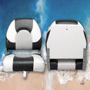 High Back Folding Fishing Boat Seats (2 seats)-6