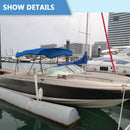 3 Bow Bimini Top PACIFIC BLUE 6 Sizes-5