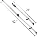 Adjustable Bimini Rear Support Poles Universal Marine Grade Aluminum Pole 1” Diameter-7