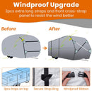 Travel Trailer RV Cover 210D Ripstop Diamond Silver Waterproof-5