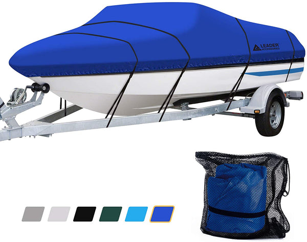 600D Waterproof Trailerable Runabout Boat Cover Full Size
