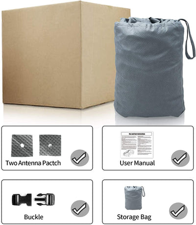 Basic Guard Universal Fit Sedan Car Cover – 3-Layer Non-Woven Fabric for All-Weather Protection - 0