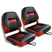 Black/Red-2 seats